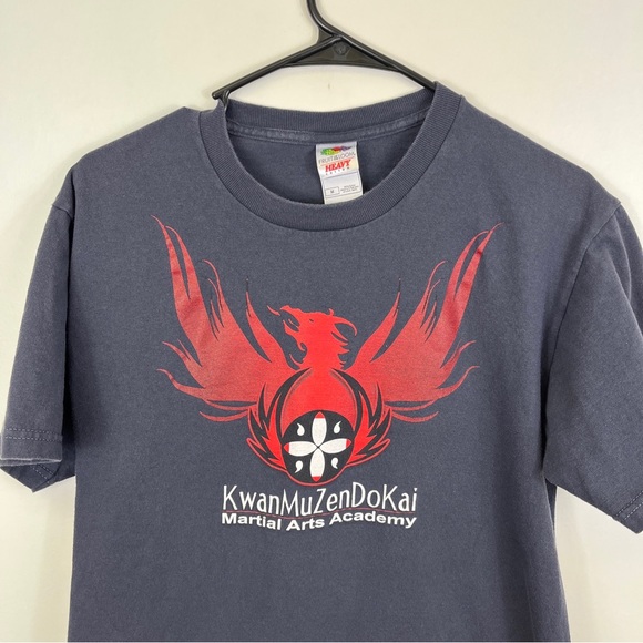 Vintage Martial Arts Tshirt KwanMuZenDoKai Martial Arts Academy Karate Akron med - Picture 2 of 9